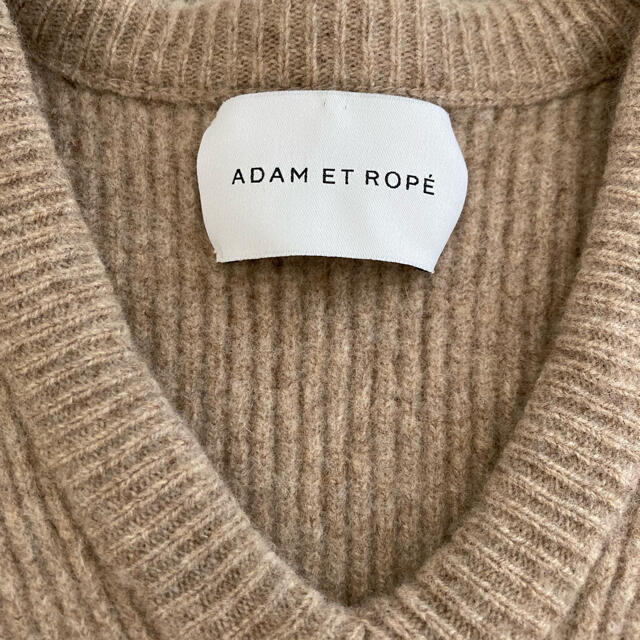 Adam et Rope'(アダムエロぺ)のADAM ET ROPE ニットカーディガン セーター　ウール100% レディースのトップス(ニット/セーター)の商品写真