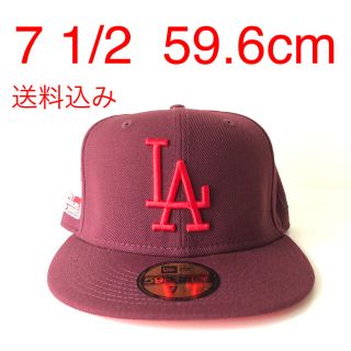 ニューエラー(NEW ERA)のNew Era Cap ツバ裏レッド 1/2 ニューエラ ドジャース キャップ(キャップ)