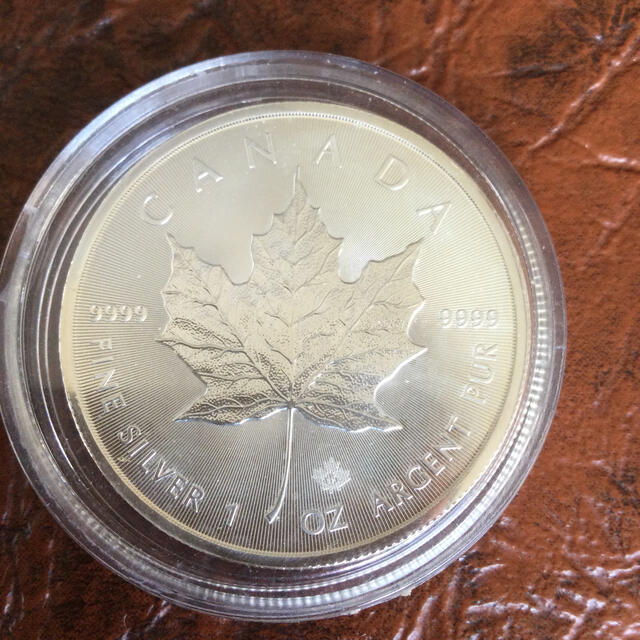 純銀 silver coin 9999 Canadian Maple 2017