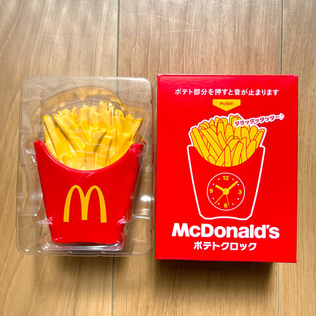 マクドナルド(マクドナルド)のマクドナルド　ポテトクロック エンタメ/ホビーのコレクション(ノベルティグッズ)の商品写真