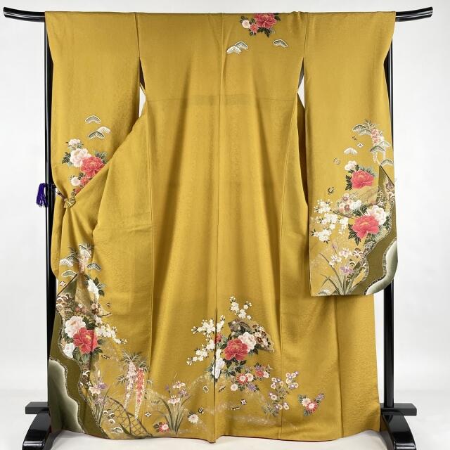 振袖 美品 秀品 168.5cm 68cm 正絹 - 着物