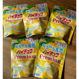 モリナガセイカ(森永製菓)のハイチュウ プレミアム すっぱいレモン×5袋(菓子/デザート)