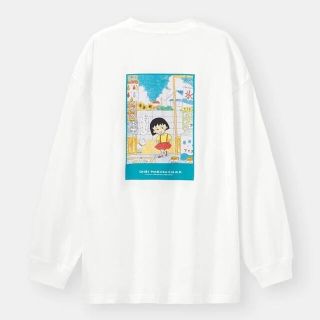 ジーユー(GU)の【新品】GU さくらももこコラボ　ちびまる子ちゃんTシャツ(Tシャツ(長袖/七分))