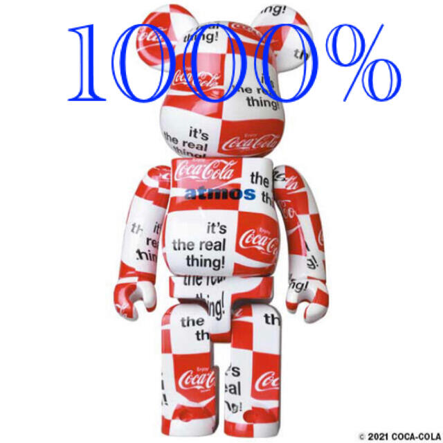 BE@RBRICK atmos × Coca-Cola 1000％ チェッカー