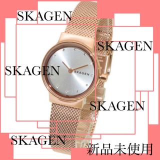 スカーゲン(SKAGEN)の【新品】スカーゲン 腕時計 レディース クォーツ シルバー ピンクゴールド(腕時計)