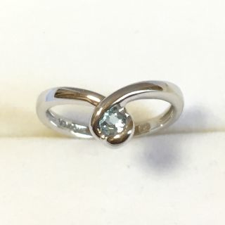 ヴァンドームアオヤマ(Vendome Aoyama)の✨18金リングWG✨アクアマリン✨ヴァンドーム青山  ご専用✨(リング(指輪))