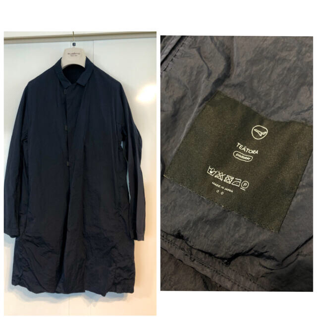 極美品 TEATORA テアトラ WALLET COAT P/ナイロンコート-