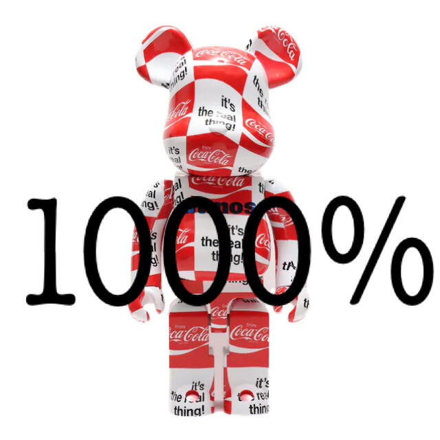 MEDICOM TOY(メディコムトイ)のBE@RBRICK atmos × Coca-Cola 1000％ ベアブリック エンタメ/ホビーのフィギュア(その他)の商品写真