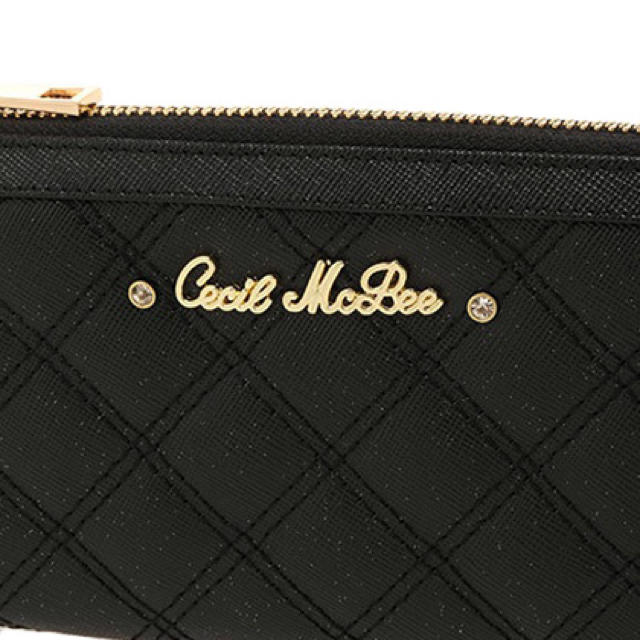 CECIL McBEE(セシルマクビー)の新品 セシルマクビー 長財布 ブラック レディースのファッション小物(財布)の商品写真