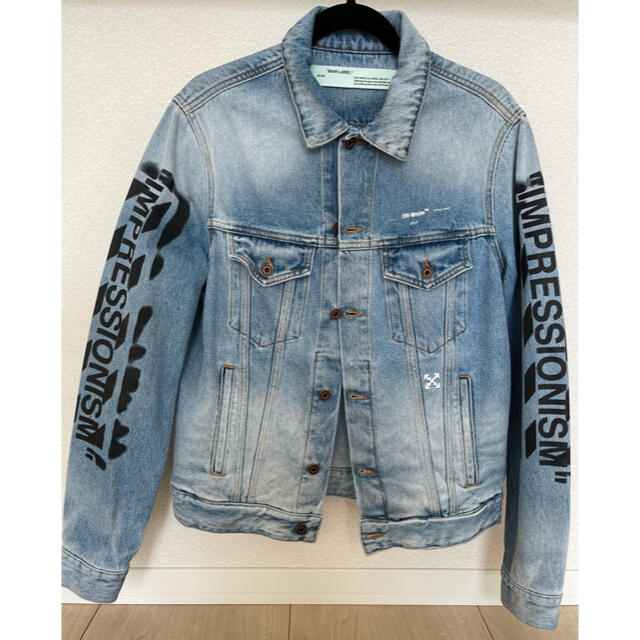 定番の中古商品 OFF-WHITE - off-white オフホワイト デニムジャケット