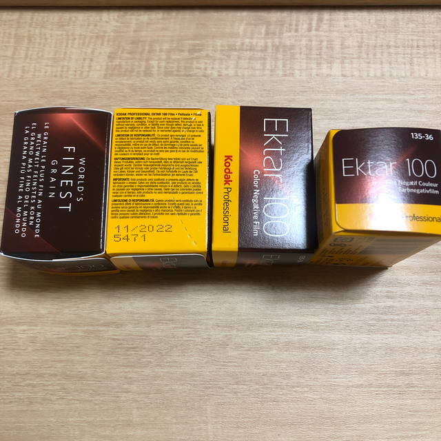Kodak Ektar100・4本