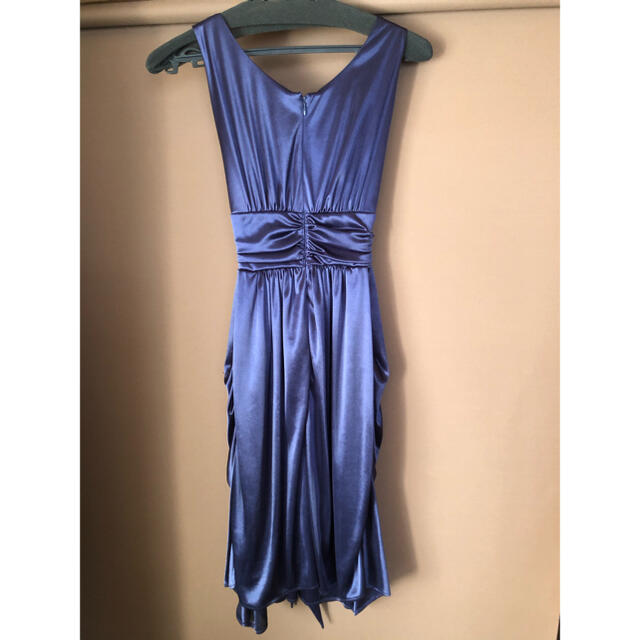 ワンピース パーティドレス ネイビー レディースのフォーマル/ドレス(ミディアムドレス)の商品写真