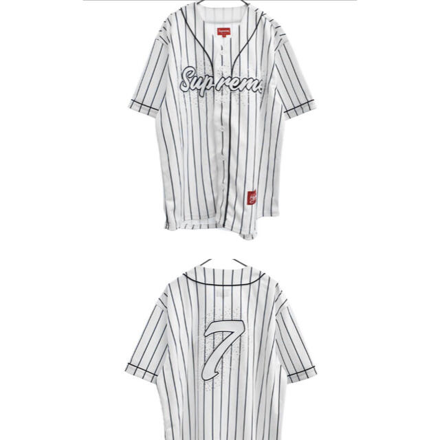 Supreme(シュプリーム)の2020春夏 シュプリーム ラインストーン ベースボールジャージ メンズのトップス(シャツ)の商品写真