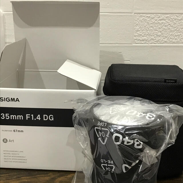 上品 SIGMA - 新品未使用シグマ　35mm F1.4 DG HSM キャノン用 レンズ(単焦点)