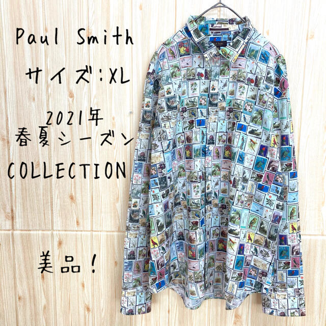 特販オンライン 【美品】【大きいサイズ】【XL】Paul Smith 切手