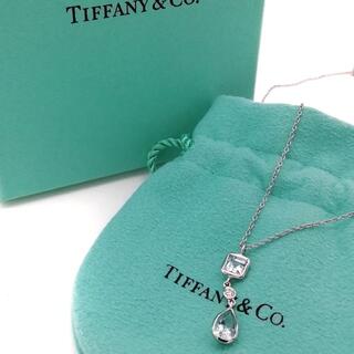 ティファニー(Tiffany & Co.)のティファニー アクアマリン ダイヤ ホワイト ゴールド ネックレス RU48(ネックレス)