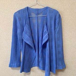 プリーツプリーズイッセイミヤケ(PLEATS PLEASE ISSEY MIYAKE)のPLEATS PLEASE ISSEY MIYAKE カーディガン　日本製(カーディガン)