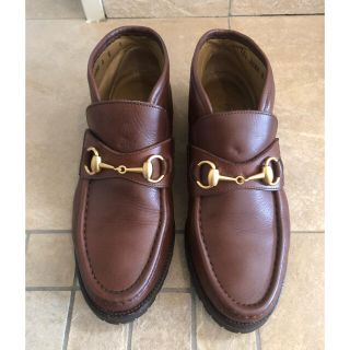 グッチ(Gucci)のGUCCI  グッチ　ビブラムソール　レザースニーカー　SIZE6(スニーカー)