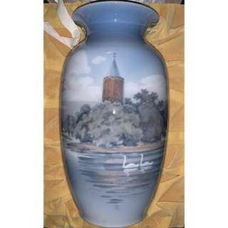 ロイヤルコペンハーゲン(ROYAL COPENHAGEN)のロイヤルコペンハーゲン アンティーク 花瓶(陶芸)