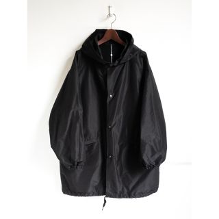 COMOLI - COMOLI 21SS コットンシルクフーデッドコート サイズ3