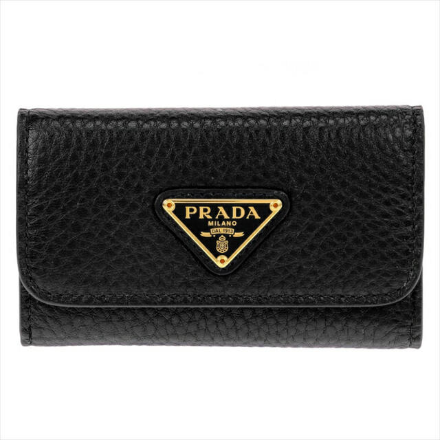 プラダ PRADA キーケース 1PG222 NERO 安 得 ブランド プラダ 【中古