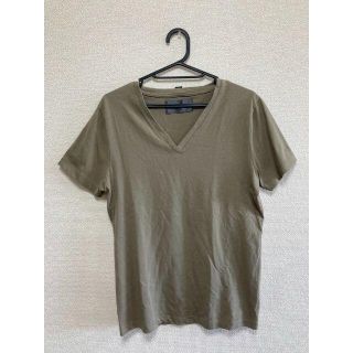 ダブルジェーケー(wjk)のWJK 半袖Tシャツ カーキ Mサイズ Vネック(Tシャツ/カットソー(半袖/袖なし))