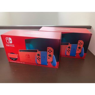 2台セット【新品】Nintendo Switch（有機ELモデル） マリオレッド