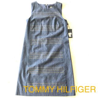 トミーヒルフィガー(TOMMY HILFIGER)の再値下　新品　トミーヒルフィガー　TOMMY HILFIGER デニム　ワンピ(ひざ丈ワンピース)