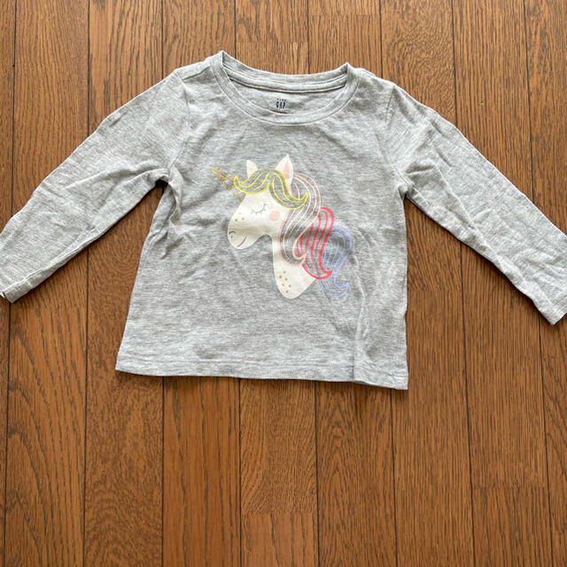 babyGAP(ベビーギャップ)の子供服女の子　長袖セット キッズ/ベビー/マタニティのベビー服(~85cm)(Ｔシャツ)の商品写真