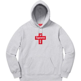 シュプリーム(Supreme)の[新品 M] Supreme Cross Box Logo Grey(スウェット)