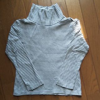 ユニクロ(UNIQLO)のユニクロ タートルネック ボーダー 130(Tシャツ/カットソー)