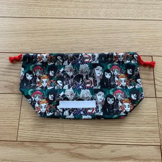 お弁当袋 鬼滅 ハンドメイド(ランチボックス巾着)