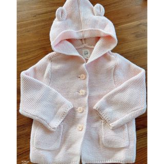 ギャップ(GAP)のbabygap くまみみパーカー アウター 美品(カーディガン/ボレロ)