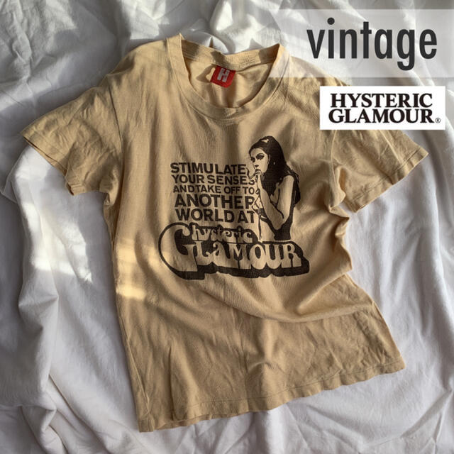 夏服【vintage】ヒステリックグラマー　レトロ　プリント　Tシャツ | フリマアプリ ラクマ