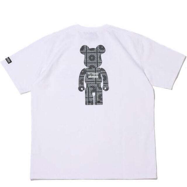 Columbia x atmos x BE@RBRICK WHITE Tee