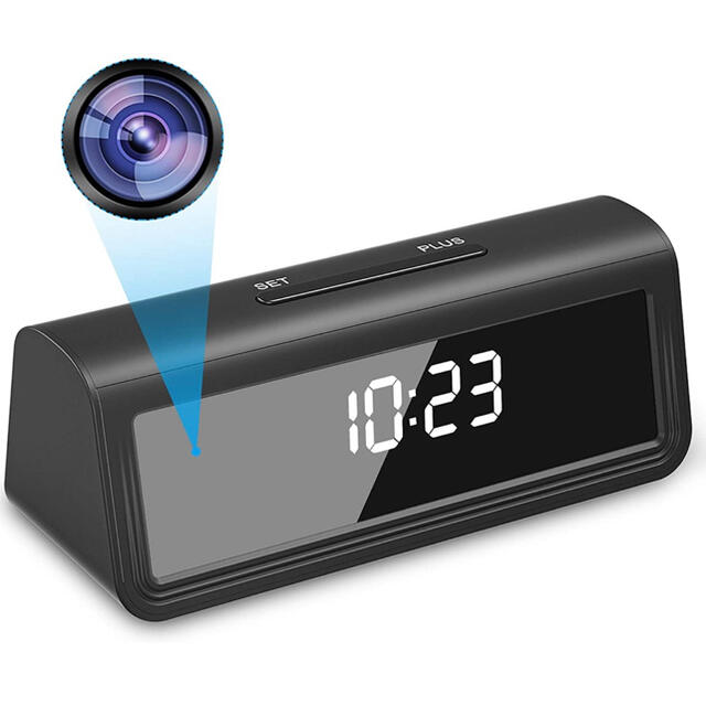 最安値‼️】置き時計型 1080P高画質 小型カメラ WIFI接続 長時間録画の通販 by ひろ's shop｜ラクマ