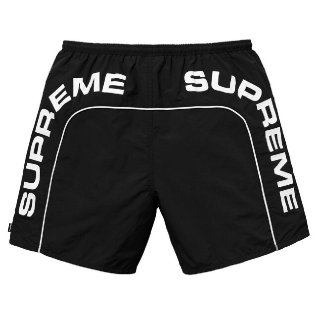 Supreme アーチロゴ ウォーターショツ 黒 Mサイズ