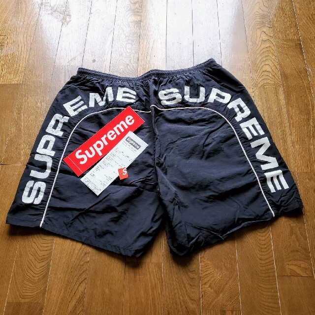 SUPREME福岡Supreme アーチロゴ ウォーターショツ 黒 Mサイズ - 水着