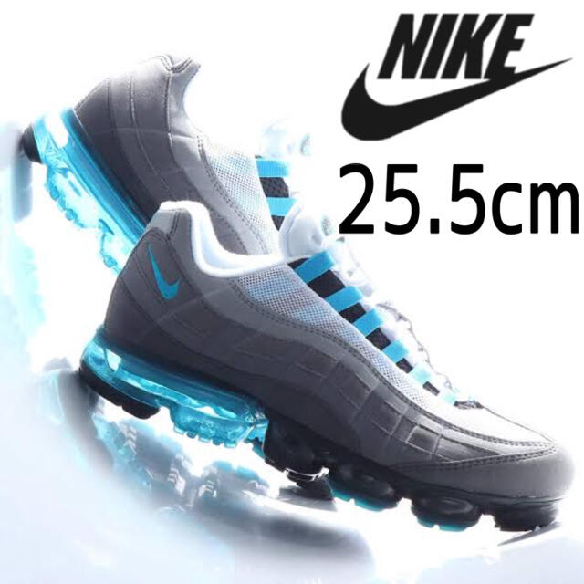 極美品 希少 NIKE AIR VAPOR MAX 95 ターコイズ 25.5