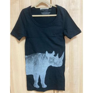 アッシュペーフランス(H.P.FRANCE)のロン様専用☆RIVET & BLUE サイTシャツ(Tシャツ(半袖/袖なし))