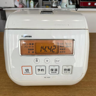 トウシバ(東芝)のTOSHIBA 炊飯器　RC-5SH(W)  (炊飯器)
