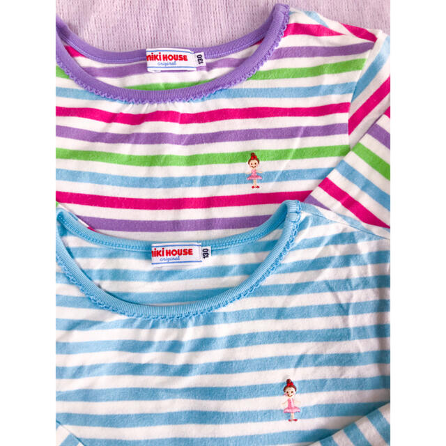 mikihouse(ミキハウス)の2着セット　ミキハウス　トップス　130 キッズ/ベビー/マタニティのキッズ服女の子用(90cm~)(Tシャツ/カットソー)の商品写真
