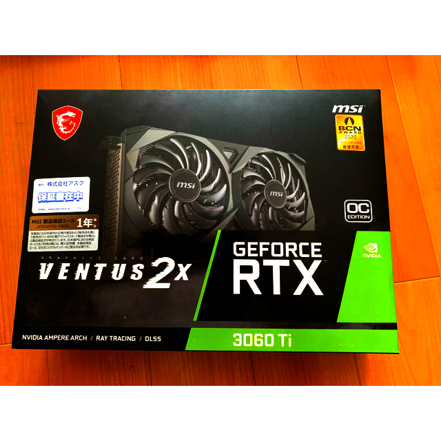 数量限定価格!! MSI RTX3060ti PCパーツ