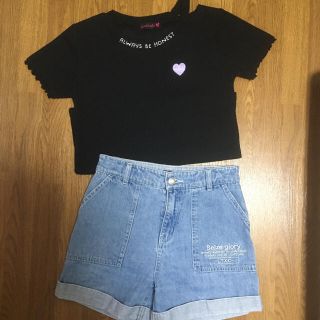 ラブトキシック(lovetoxic)のラブトキシック　ショートパンツ　カットソー(パンツ/スパッツ)