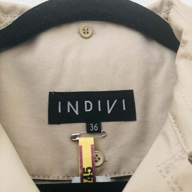 INDIVI(インディヴィ)のINDIVI トレンチコート　36 レディースのジャケット/アウター(トレンチコート)の商品写真