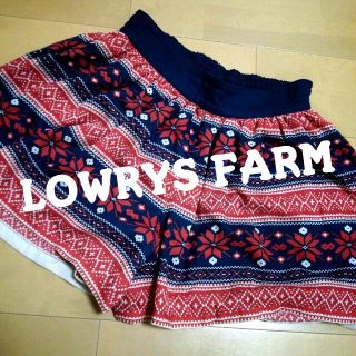 ローリーズファーム(LOWRYS FARM)のノルディック柄キュロット(キュロット)