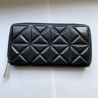 イッセイミヤケ(ISSEY MIYAKE)のBAOBAO バオバオ　長財布　黒本革　美品(長財布)