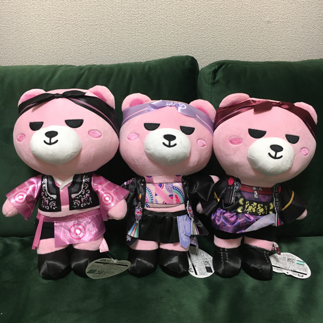 限定『KRUNK×BLACKPINK』 BIGぬいぐるみ　3体セット