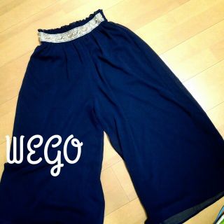 ウィゴー(WEGO)のシフォンワイドパンツ(キュロット)