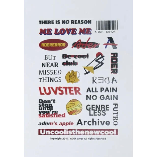 MAISON KITSUNE'(メゾンキツネ)のAder error Tattoo sticker メンズのファッション小物(その他)の商品写真